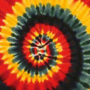 Liquid Blue Tie Dye - Rasta Spiral Steam Deck Handheld Gaming Computer Skin